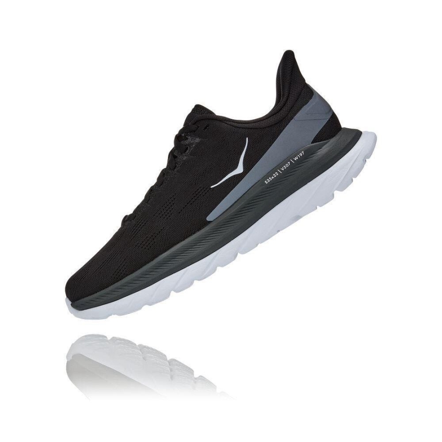 Black Hoka Mach 4 Women's Sneakers | USA04WPKN