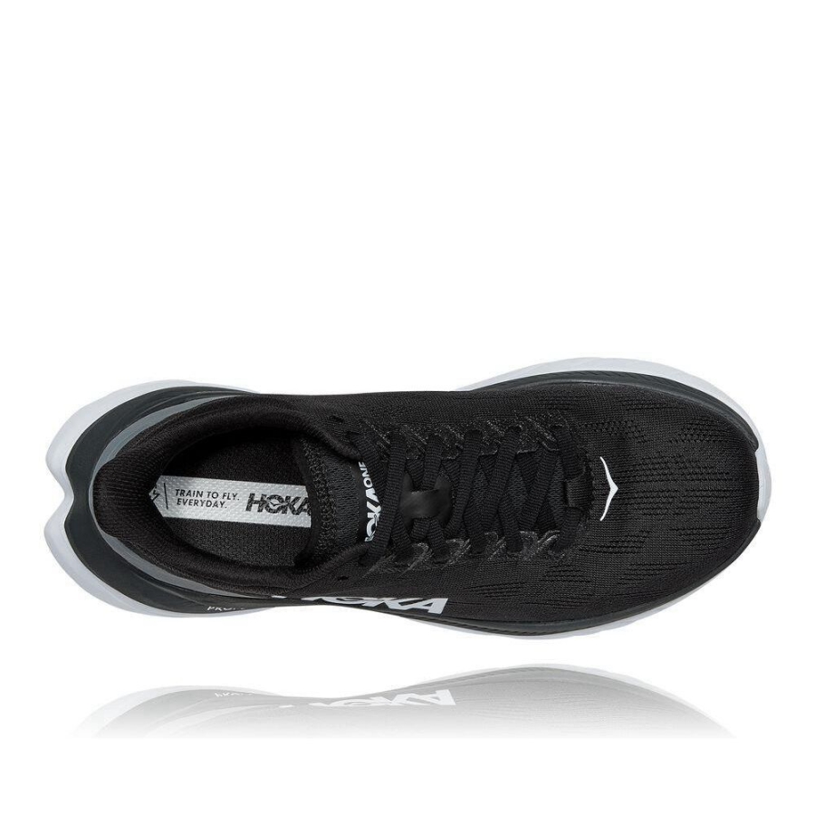 Black Hoka Mach 4 Women's Sneakers | USA04WPKN