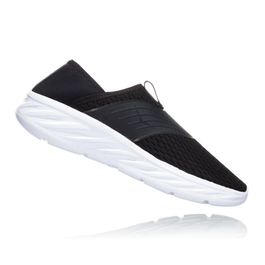 Black Hoka ORA Women's Recovery Shoes | USA56VXAS