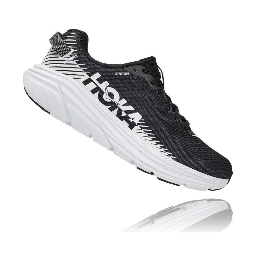 Black Hoka Rincon 2 Women's Road Running Shoes | USA26NSYU