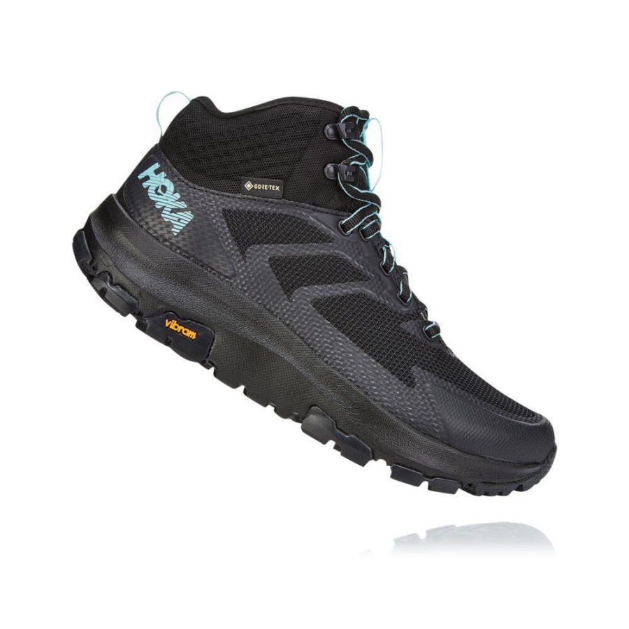 Black Hoka Toa GTX Women's Hiking Boots | USA46VYGQ