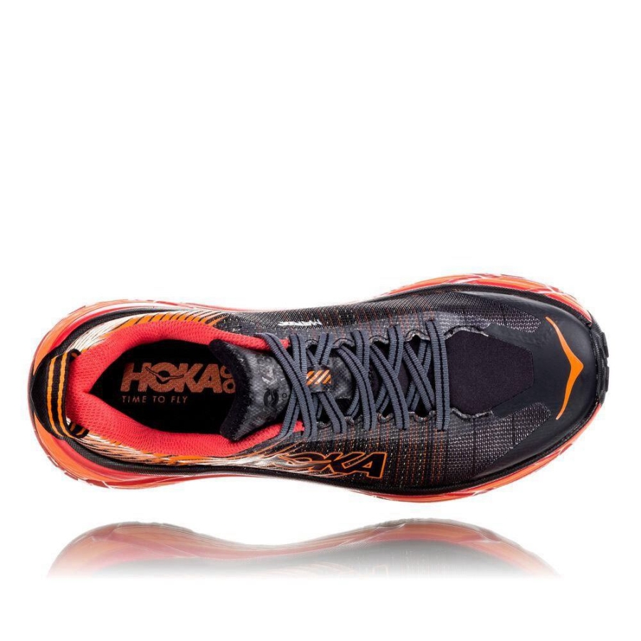 Black / Orange Hoka EVO Mafate 2 Men's Hiking Shoes | USA82IEFU