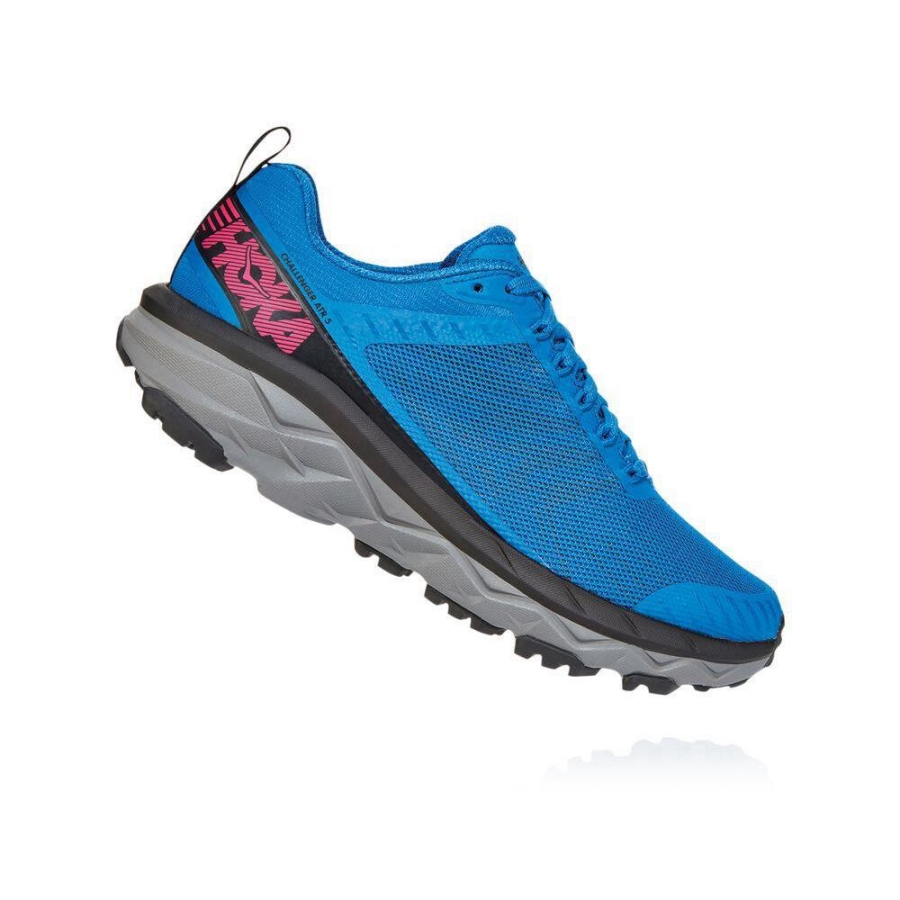 Blue / Black Hoka Challenger ATR 5 Women's Trail Running Shoes | USA27RFWA