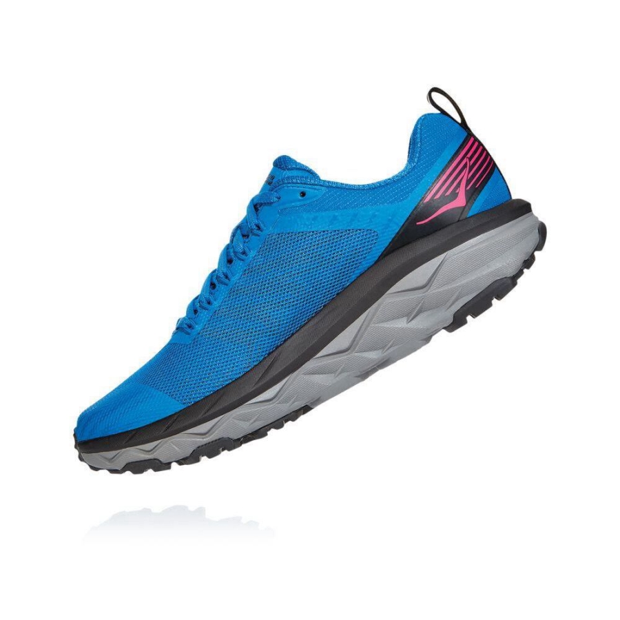 Blue / Black Hoka Challenger ATR 5 Women's Trail Running Shoes | USA27RFWA