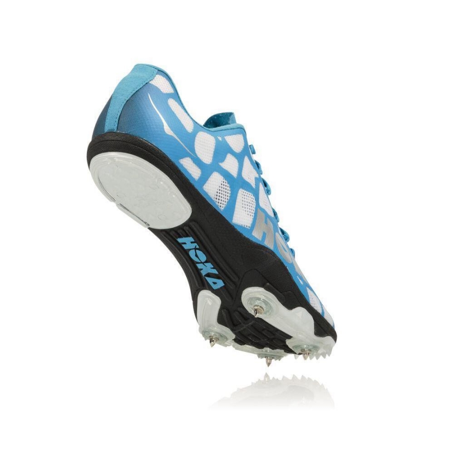 Blue / Black / White Hoka Rocket LD Men's Spikes Shoes | USA67KDEY