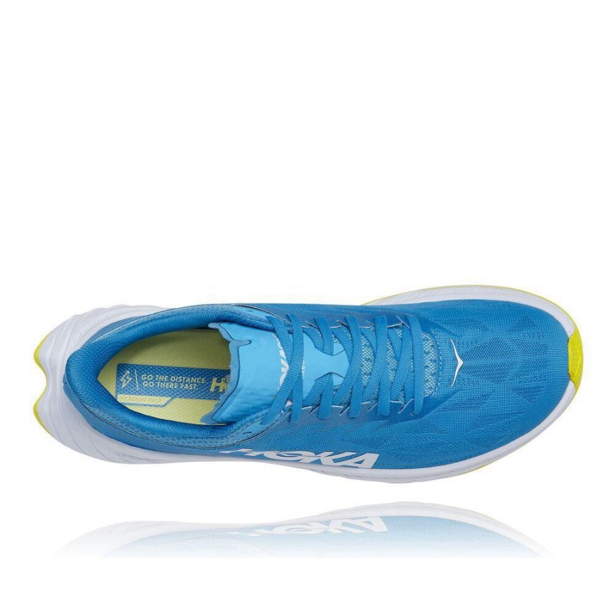 Blue Hoka Carbon X 2 Men's Sneakers | USA09FTHL