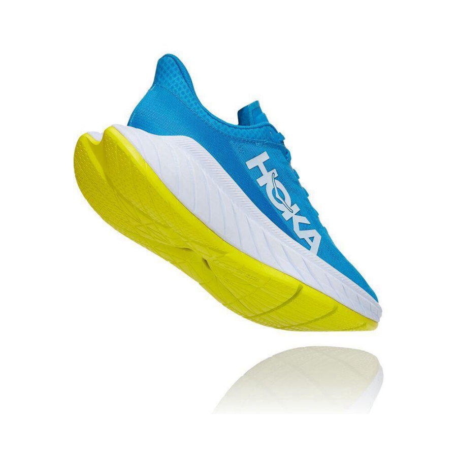 Blue Hoka Carbon X 2 Women's Lifestyle Shoes | USA41NAPF