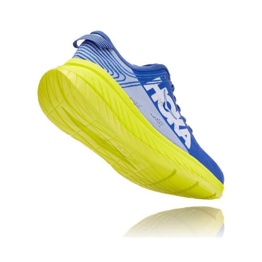 Blue Hoka Carbon X Men's Road Running Shoes | USA04VRYH