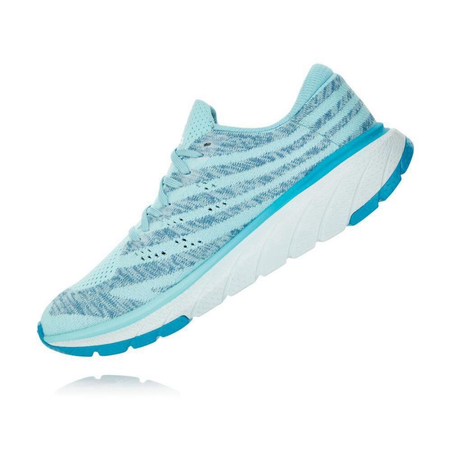 Blue Hoka Cavu 3 Women's Road Running Shoes | USA03CZYQ