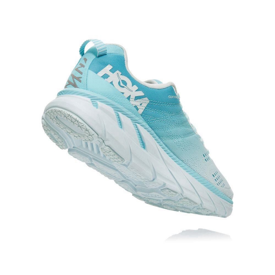 Blue Hoka Clifton 6 Women's Road Running Shoes | USA21RKNQ