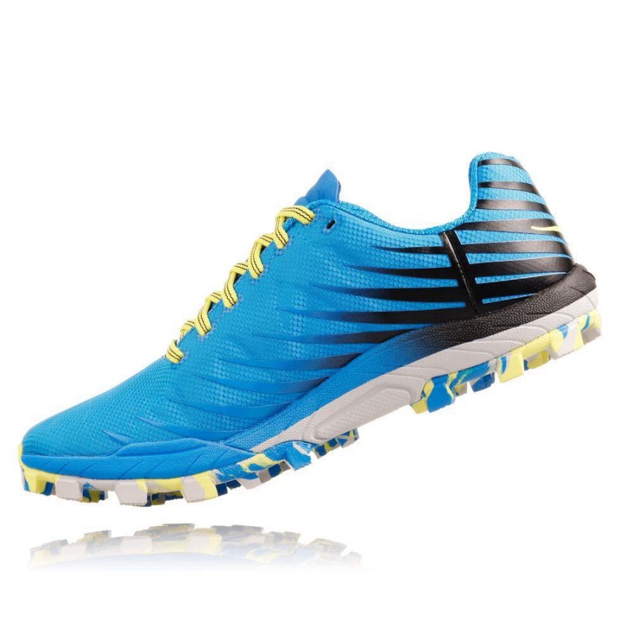 Blue Hoka EVO Jawz Men's Sneakers | USA68KMPV