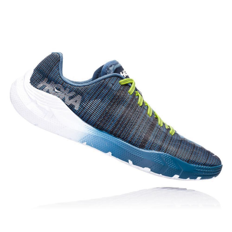 Blue Hoka EVO Rehi Men's Road Running Shoes | USA93TEBX