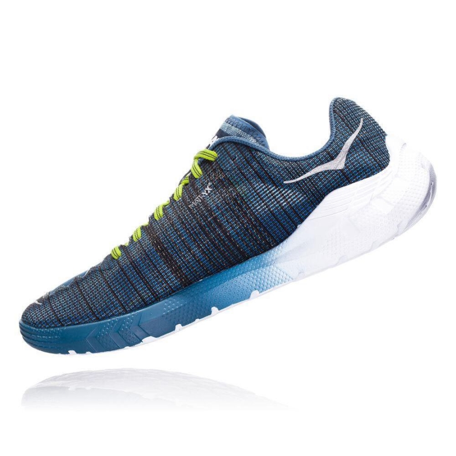 Blue Hoka EVO Rehi Men's Sneakers | USA45OHNV