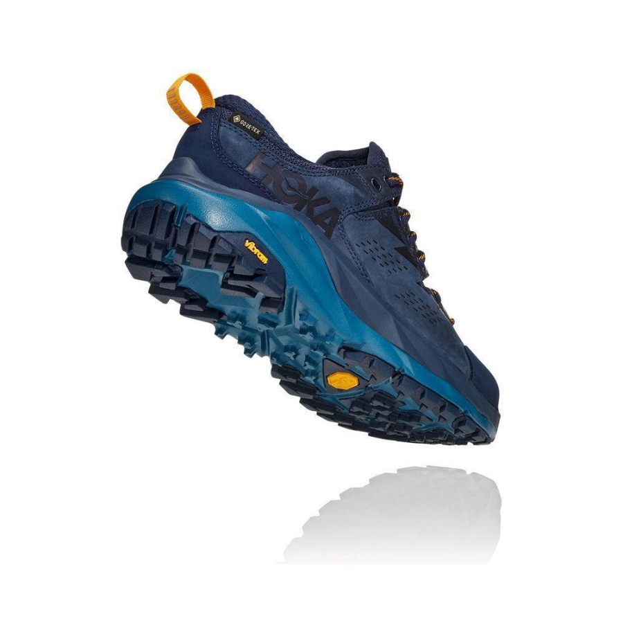 Blue Hoka Kaha Low GTX Women's Hiking Shoes | USA63PDMR