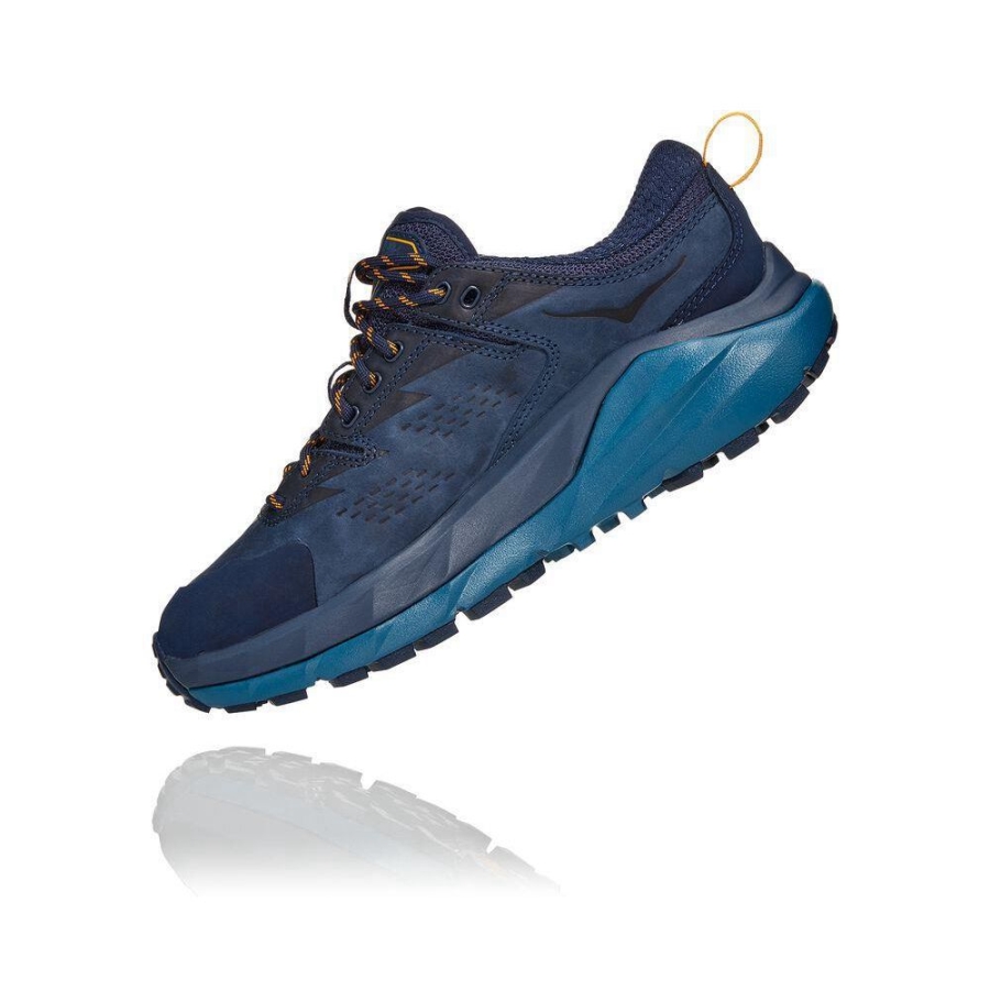 Blue Hoka Kaha Low GTX Women's Hiking Shoes | USA63PDMR