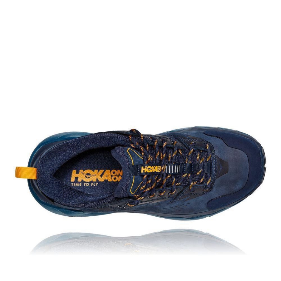 Blue Hoka Kaha Low GTX Women's Hiking Shoes | USA63PDMR