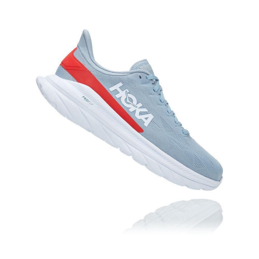 Blue Hoka Mach 4 Men's Sneakers | USA47DTPF