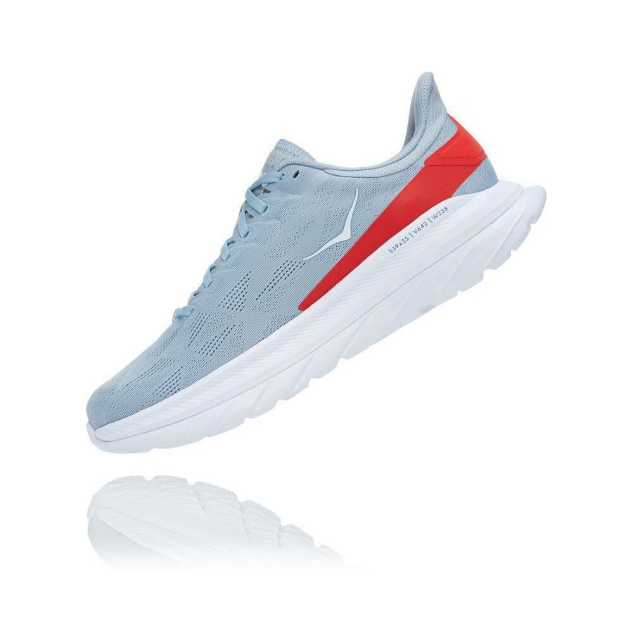 Blue Hoka Mach 4 Men's Sneakers | USA47DTPF