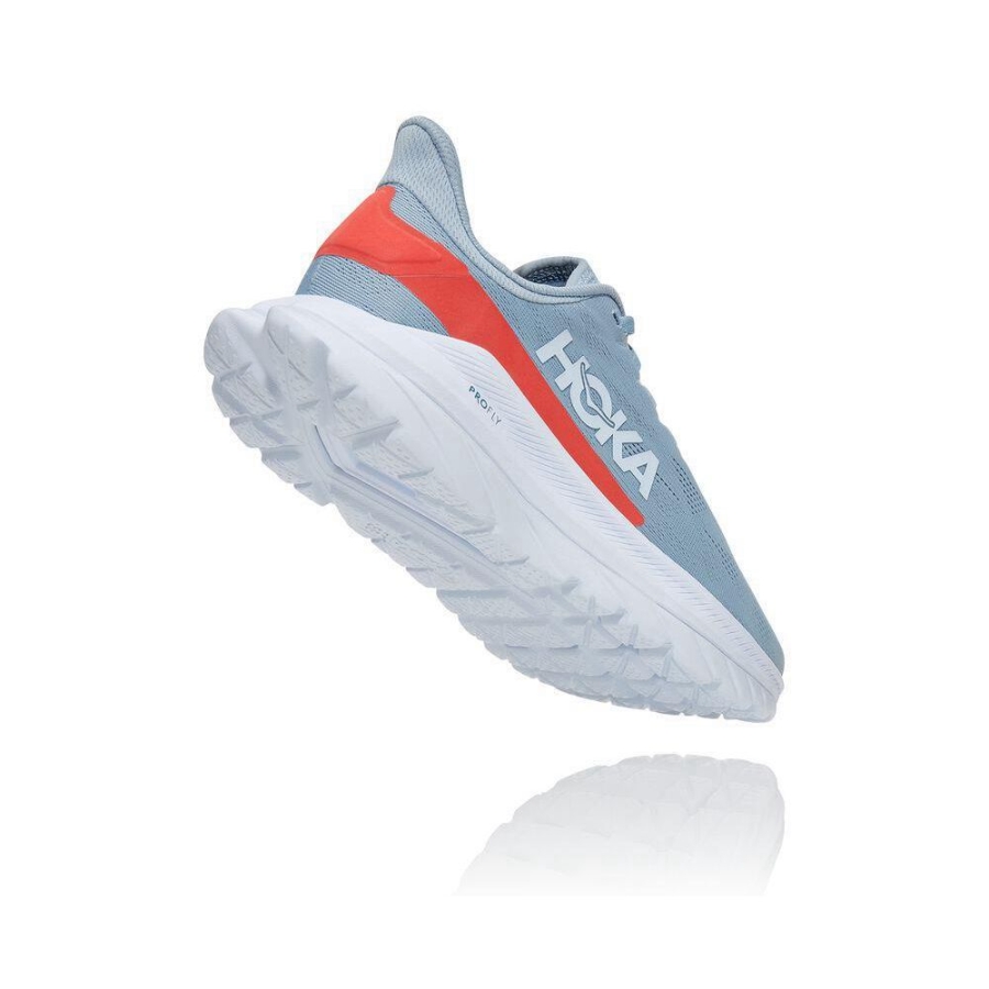 Blue Hoka Mach 4 Women's Road Running Shoes | USA54YFWQ