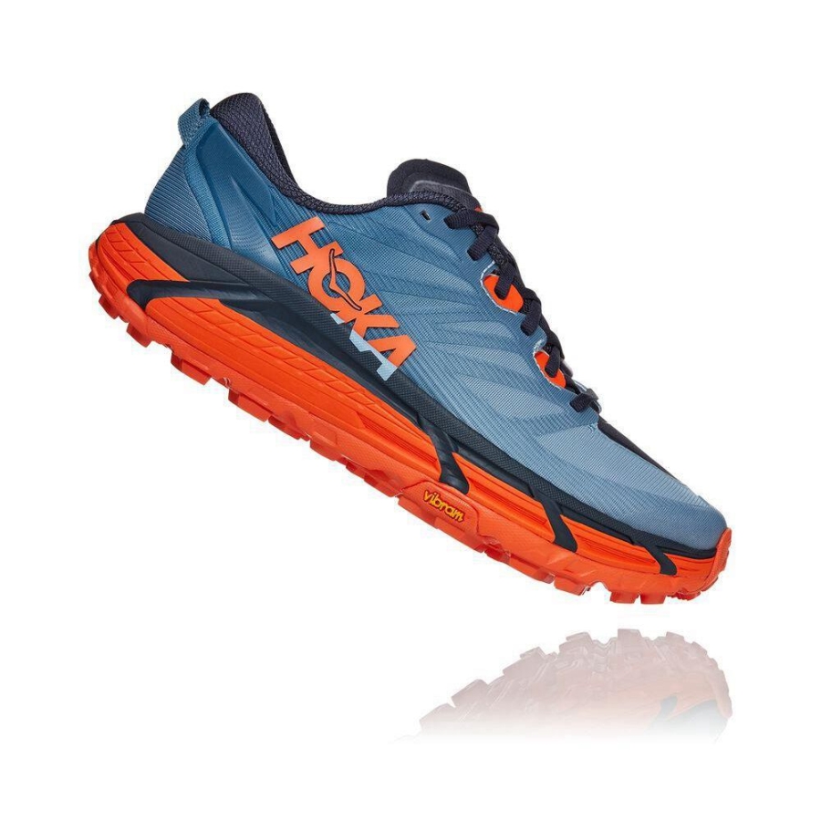 Blue Hoka Mafate Speed 3 Men's Hiking Shoes | USA13TGUA