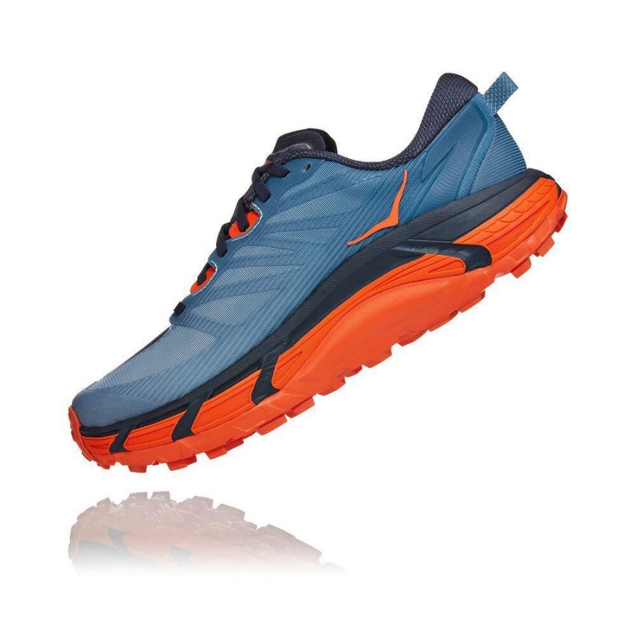 Blue Hoka Mafate Speed 3 Men's Sneakers | USA14WHSD