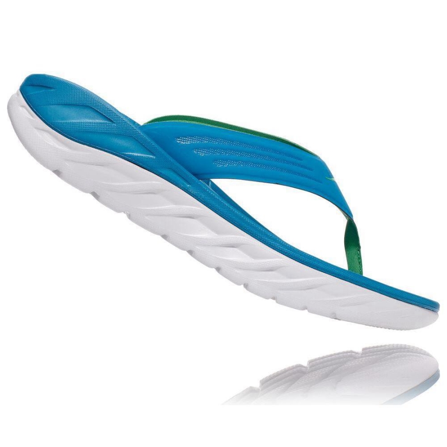 Blue Hoka ORA Men's Recovery Flip Flops | USA09TNKG