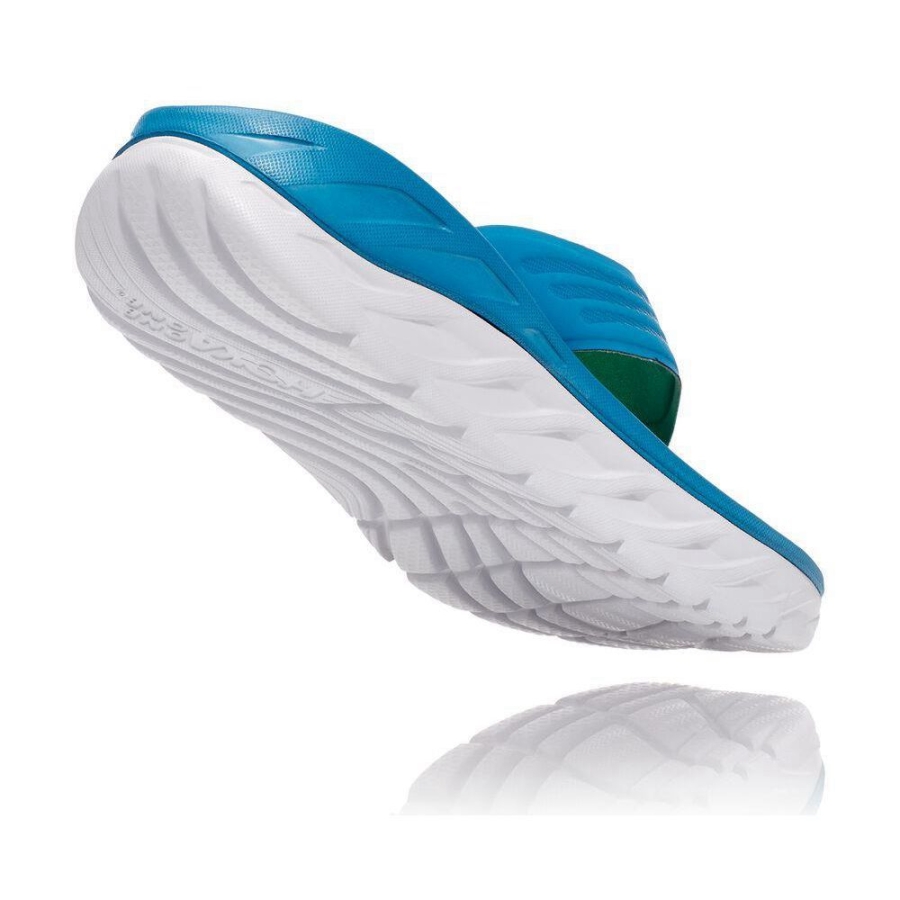 Blue Hoka ORA Men's Recovery Flip Flops | USA09TNKG