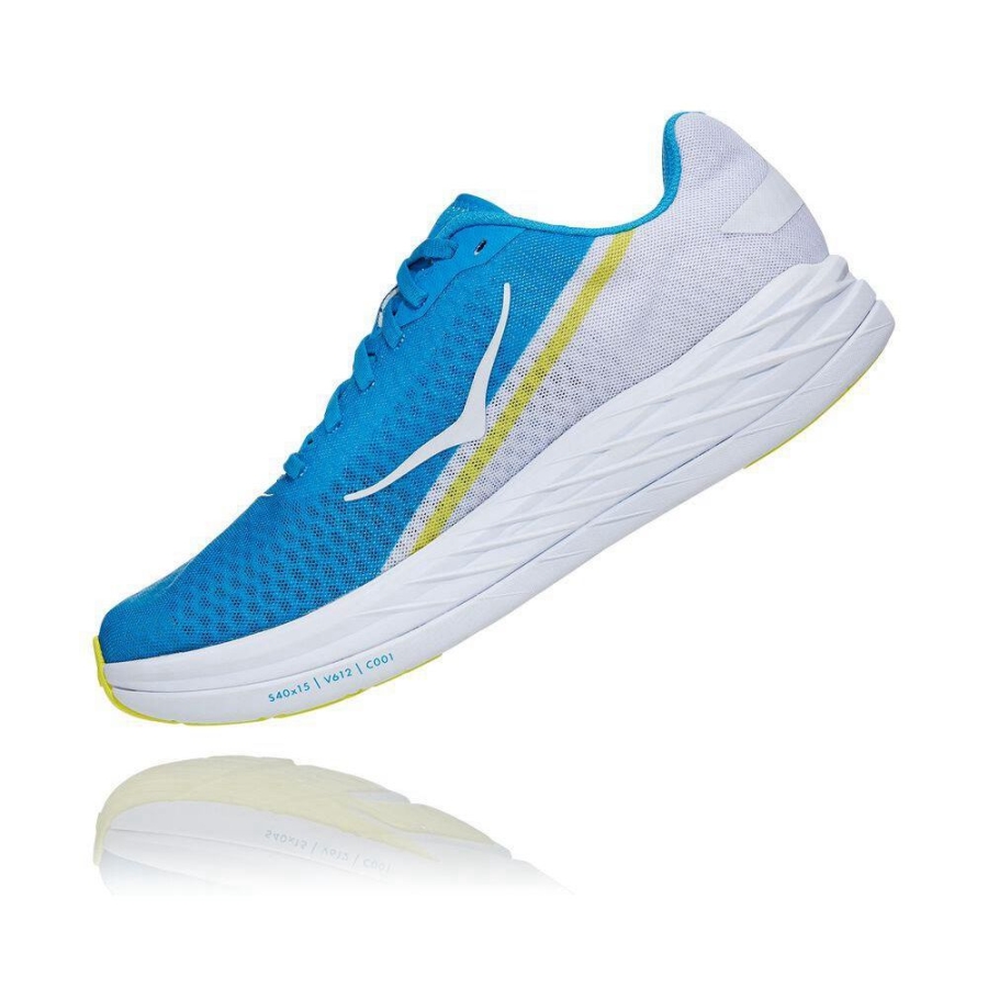 Blue Hoka Rocket X Men's Road Running Shoes | USA31IUZC