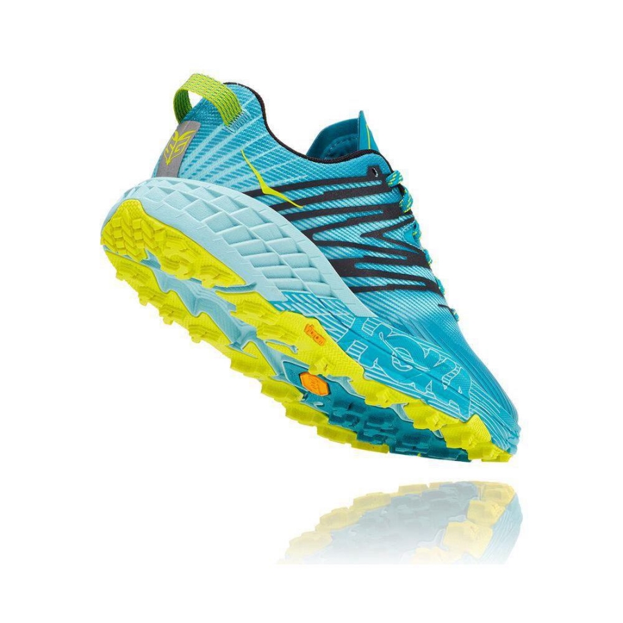 Blue Hoka Speedgoat 4 Women's Sneakers | USA52MUBV