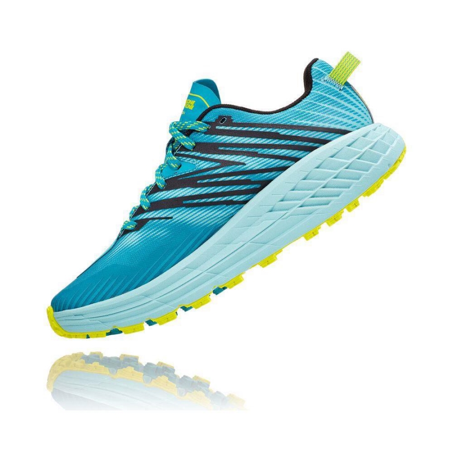 Blue Hoka Speedgoat 4 Women's Sneakers | USA52MUBV