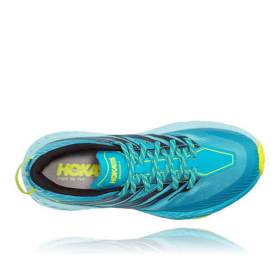 Blue Hoka Speedgoat 4 Women's Sneakers | USA52MUBV