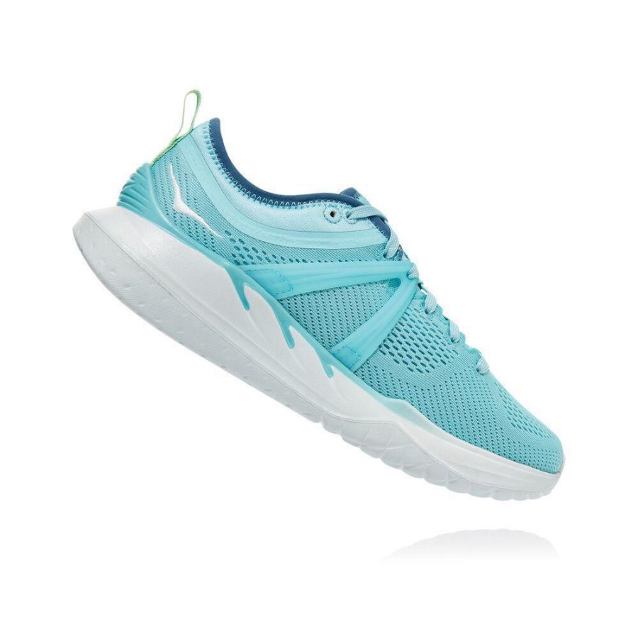 Blue Hoka Tivra Women's Road Running Shoes | USA85UBLH