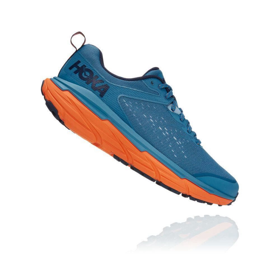 Blue / Orange Hoka Challenger ATR 6 Men's Running Shoes | USA05YEAG