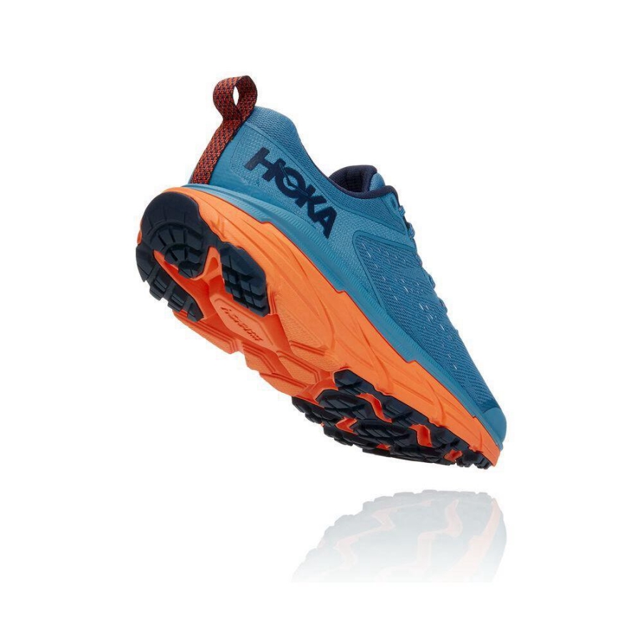 Blue / Orange Hoka Challenger ATR 6 Men's Running Shoes | USA05YEAG