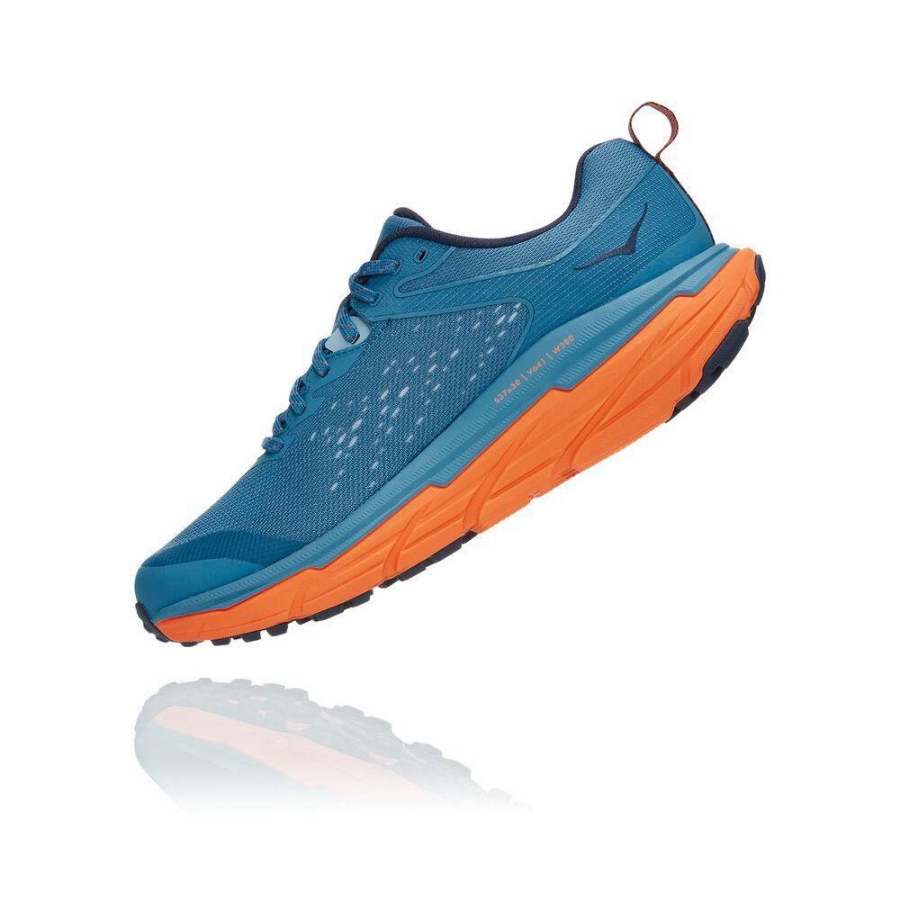 Blue / Orange Hoka Challenger ATR 6 Men's Running Shoes | USA05YEAG