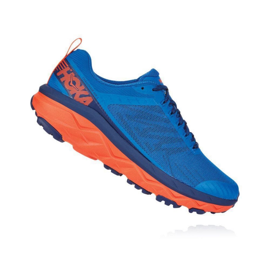 Blue / Red Hoka Challenger ATR 5 Men's Running Shoes | USA89LOQH