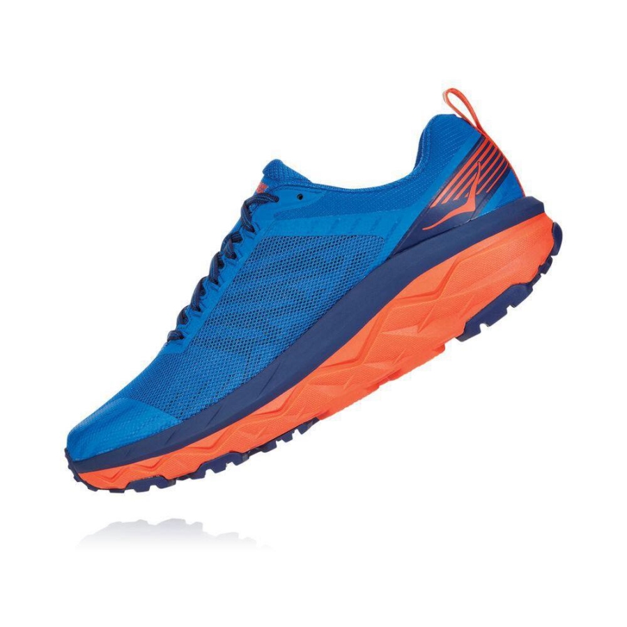 Blue / Red Hoka Challenger ATR 5 Men's Running Shoes | USA89LOQH