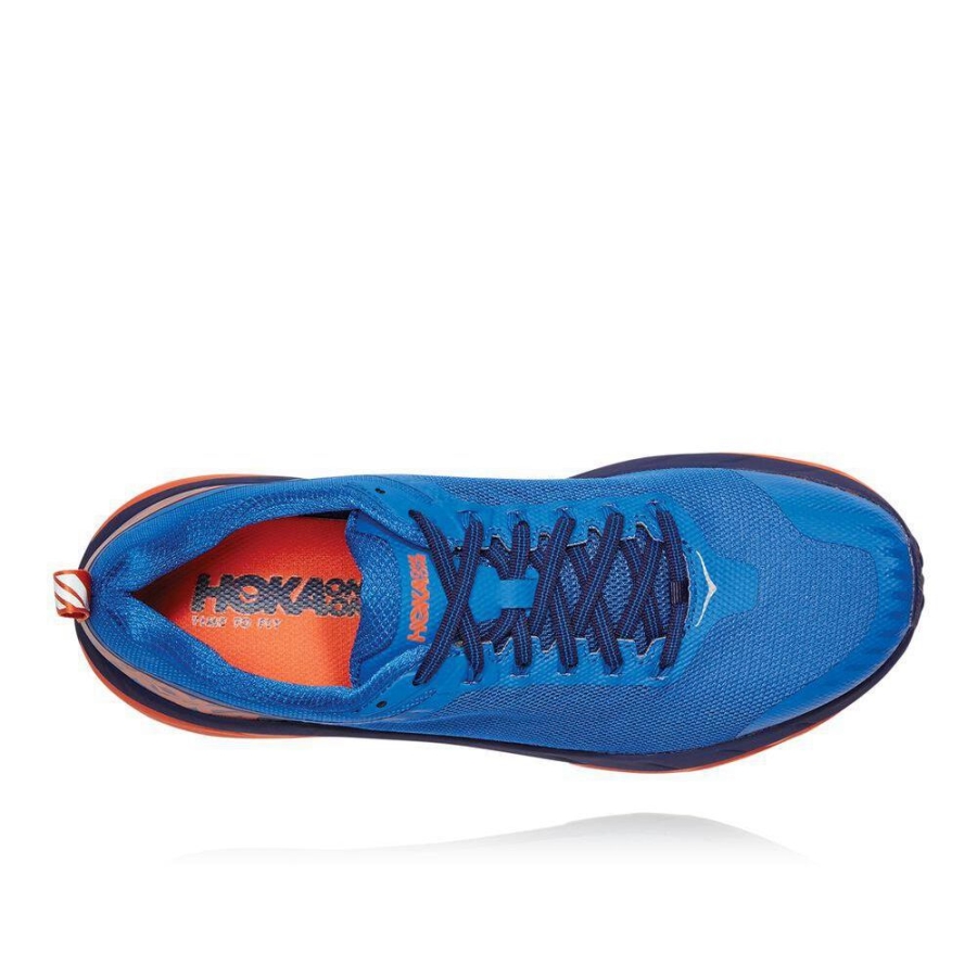 Blue / Red Hoka Challenger ATR 5 Men's Running Shoes | USA89LOQH