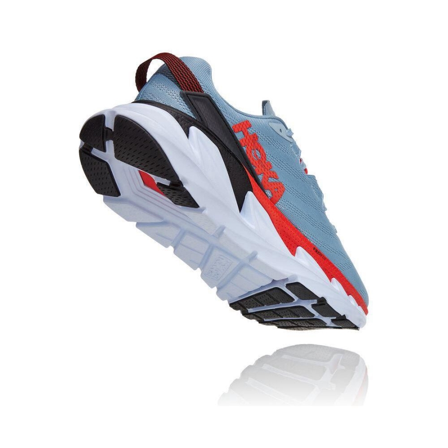 Blue / Red Hoka Elevon 2 Men's Walking Shoes | USA93QLZJ