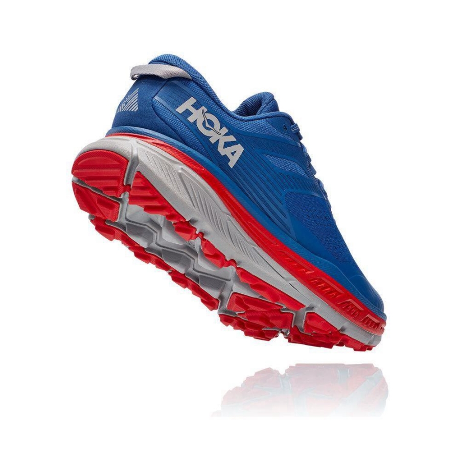 Blue / Red Hoka Stinson ATR 6 Men's Lifestyle Shoes | USA35SXOG