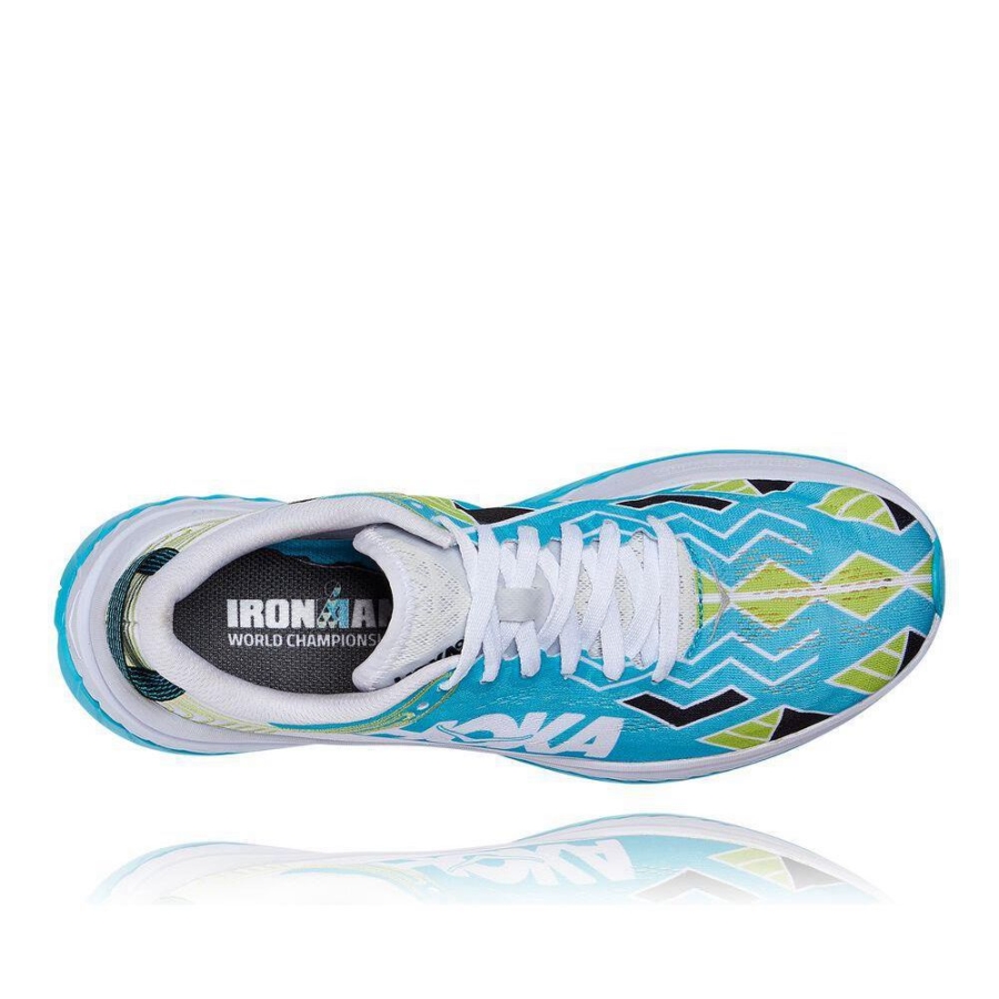 Blue / White Hoka Carbon X Men's Road Running Shoes | USA62WJHF