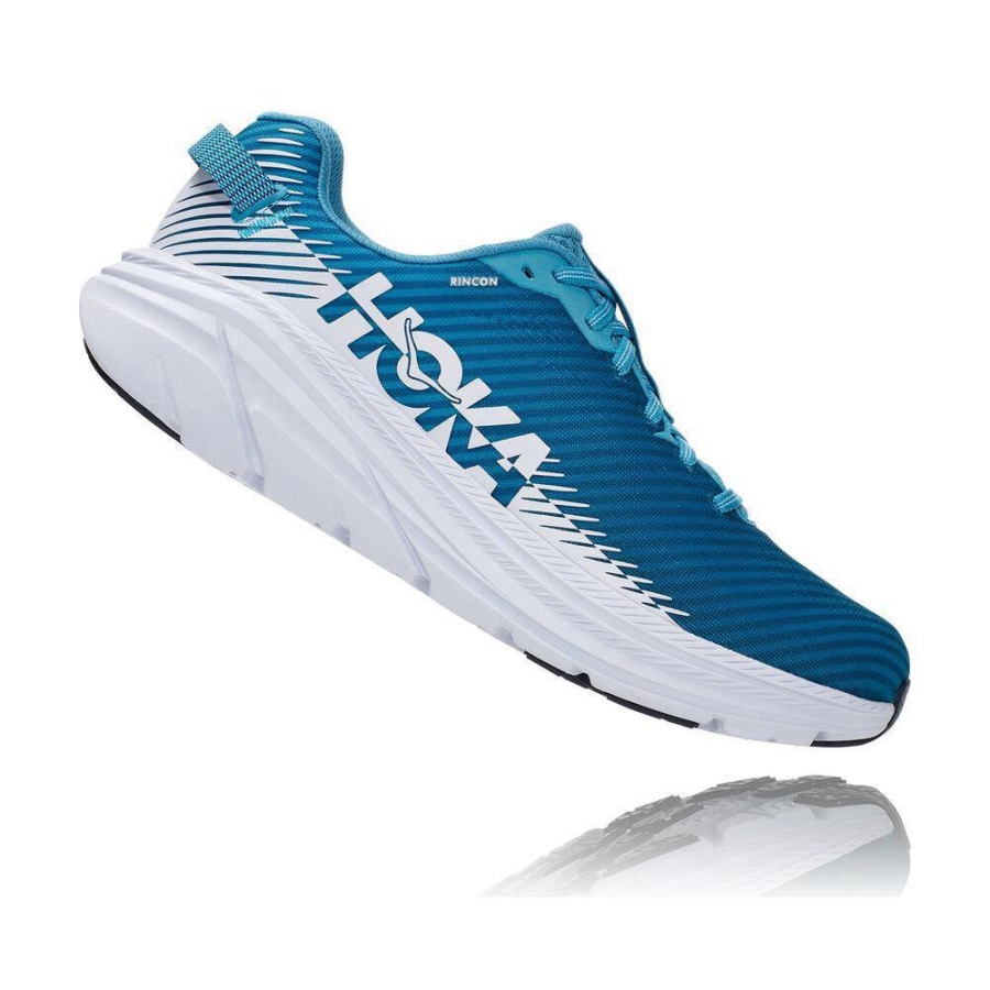 Blue / White Hoka Rincon 2 Men's Road Running Shoes | USA83SJAF