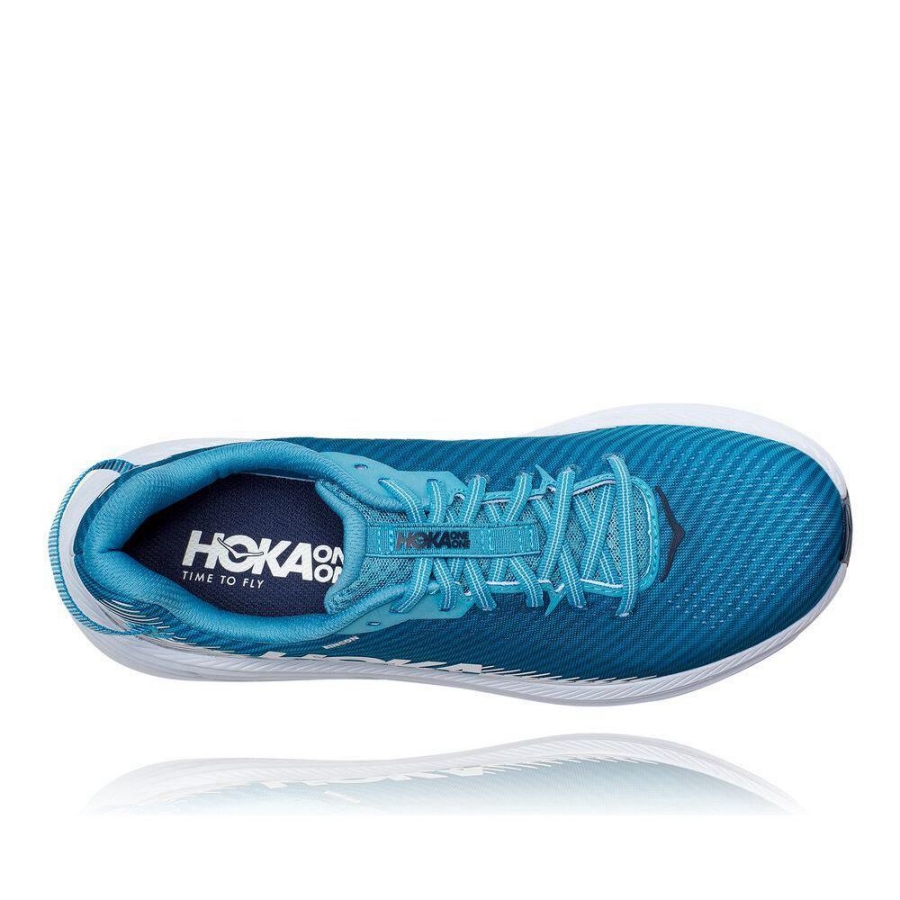 Blue / White Hoka Rincon 2 Men's Road Running Shoes | USA83SJAF