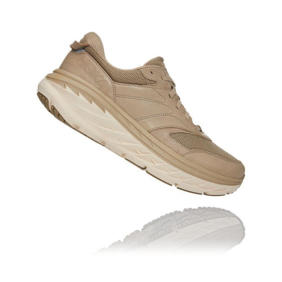 Brown Hoka Bondi L Women's Road Running Shoes | USA97TVFE