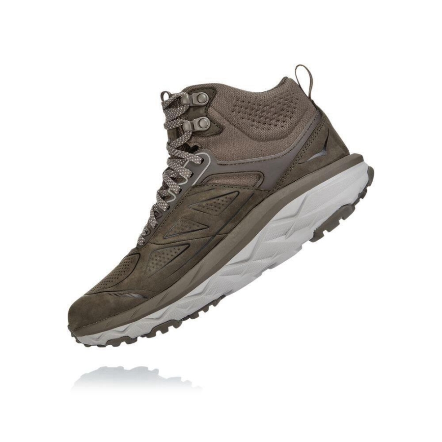 Brown Hoka Challenger Mid GTX Women's Running Shoes | USA43SPZJ