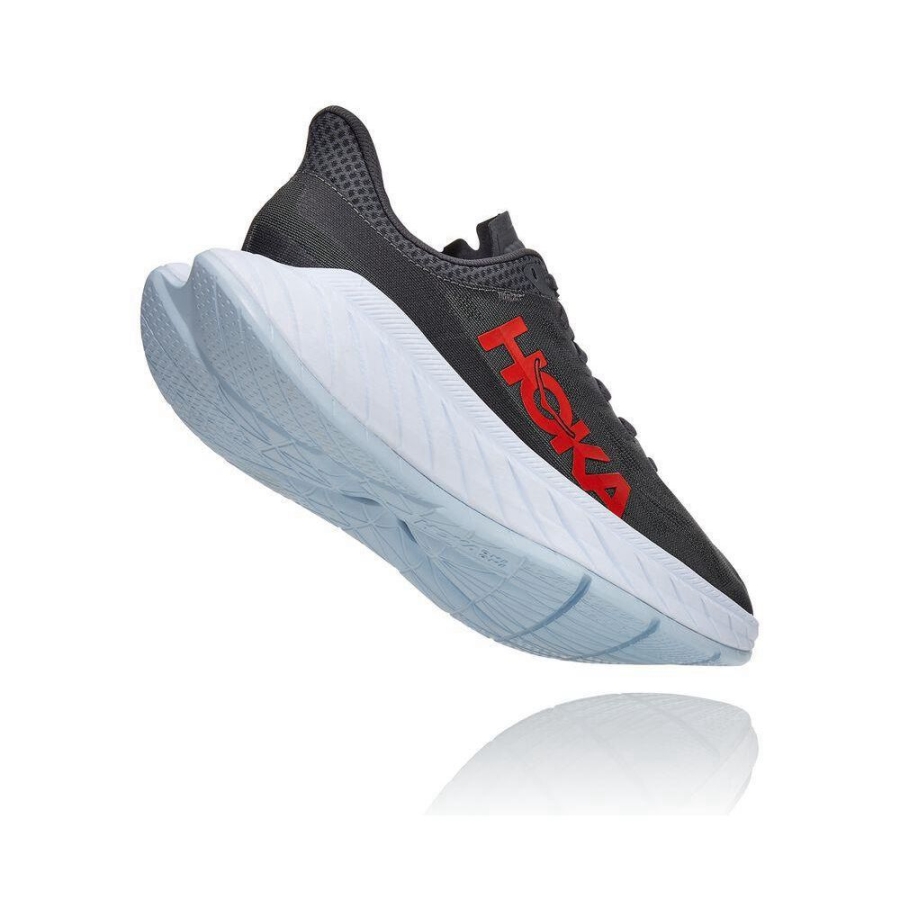 Dark Grey Hoka Carbon X 2 Men's Lifestyle Shoes | USA64GIYC