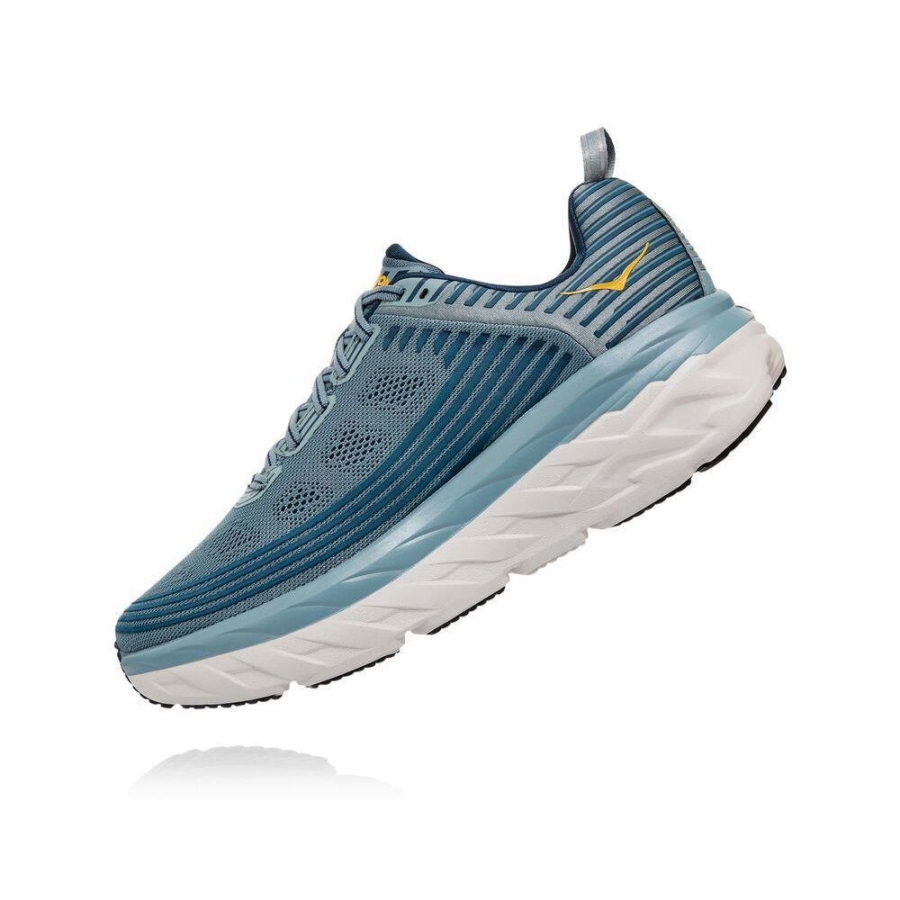 Green Hoka Bondi 6 Men's Sneakers | USA62LXHV