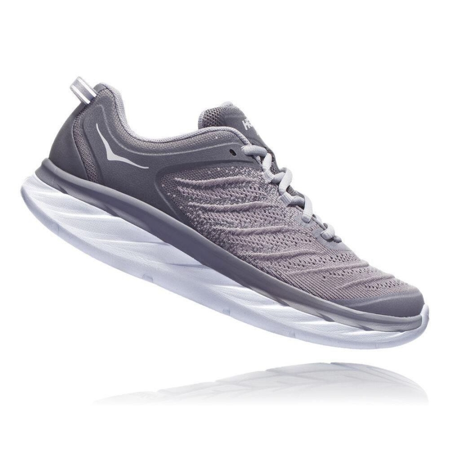 Grey Hoka Akasa Women's Road Running Shoes | USA71LCID