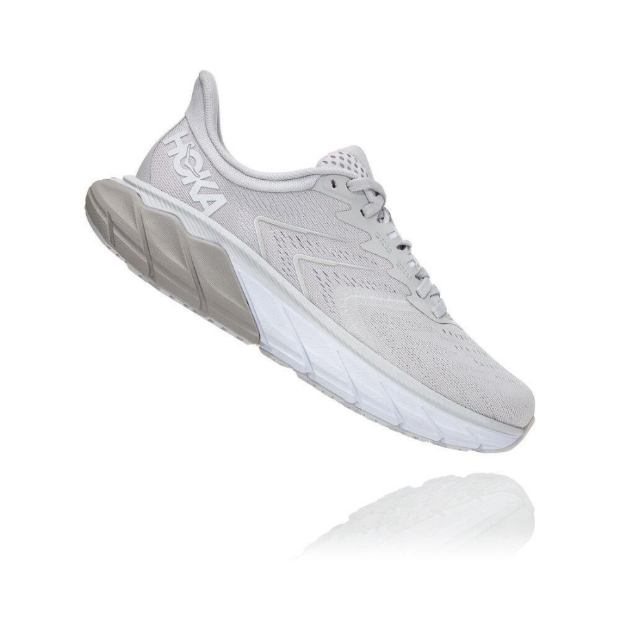 Grey Hoka Arahi 5 Women's Road Running Shoes | USA67AFHM