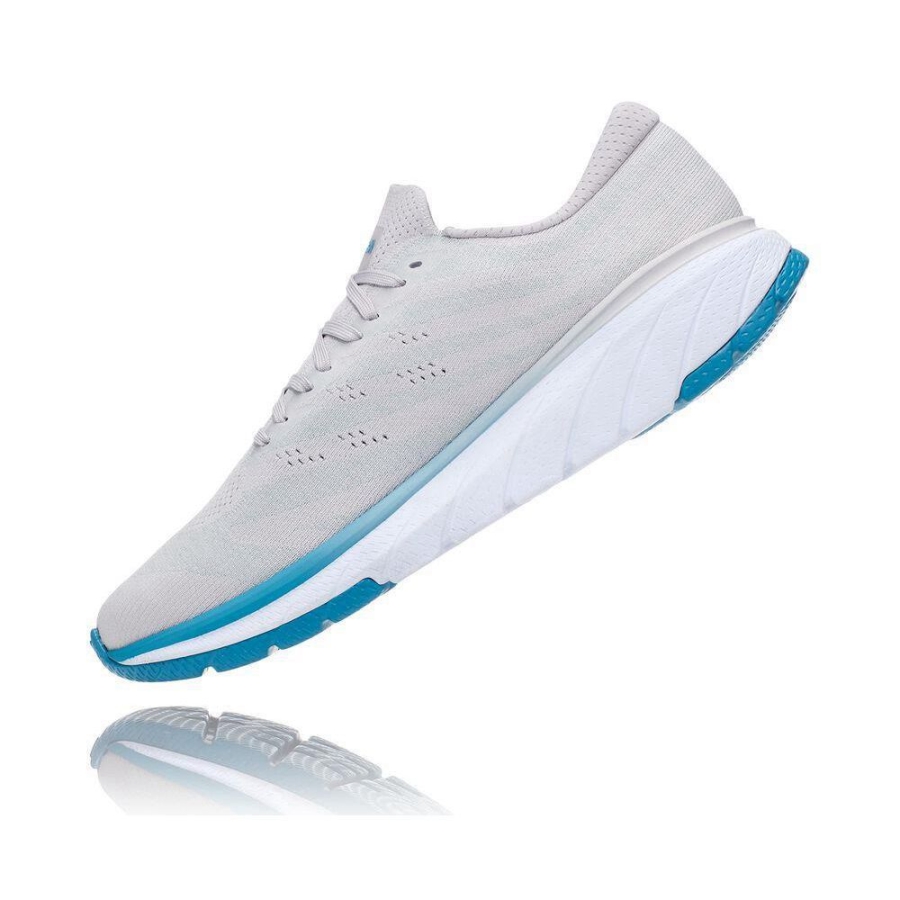 Grey Hoka Cavu 3 Men's Road Running Shoes | USA91XCYB